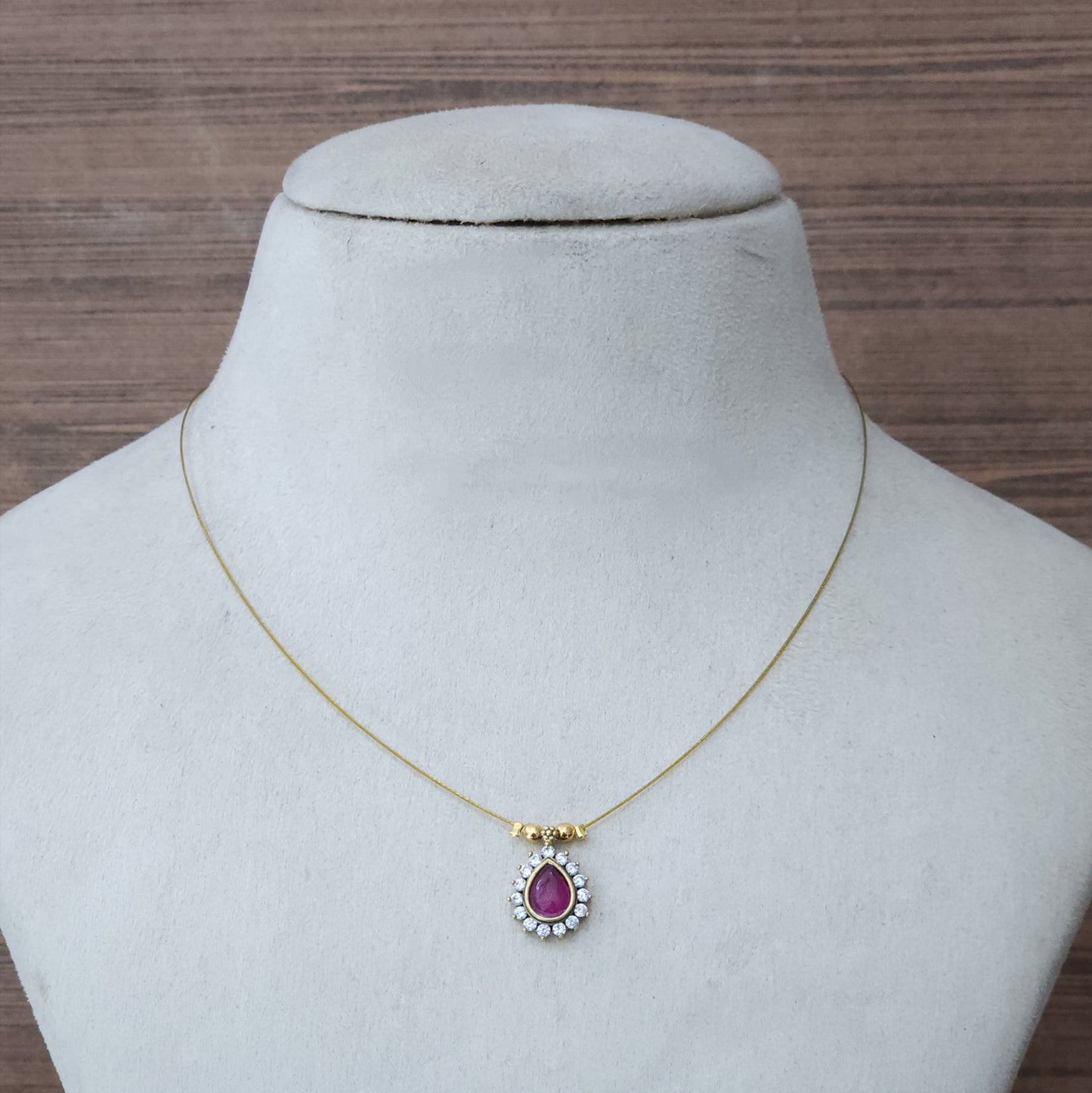 American Diamond Invisible Necklace