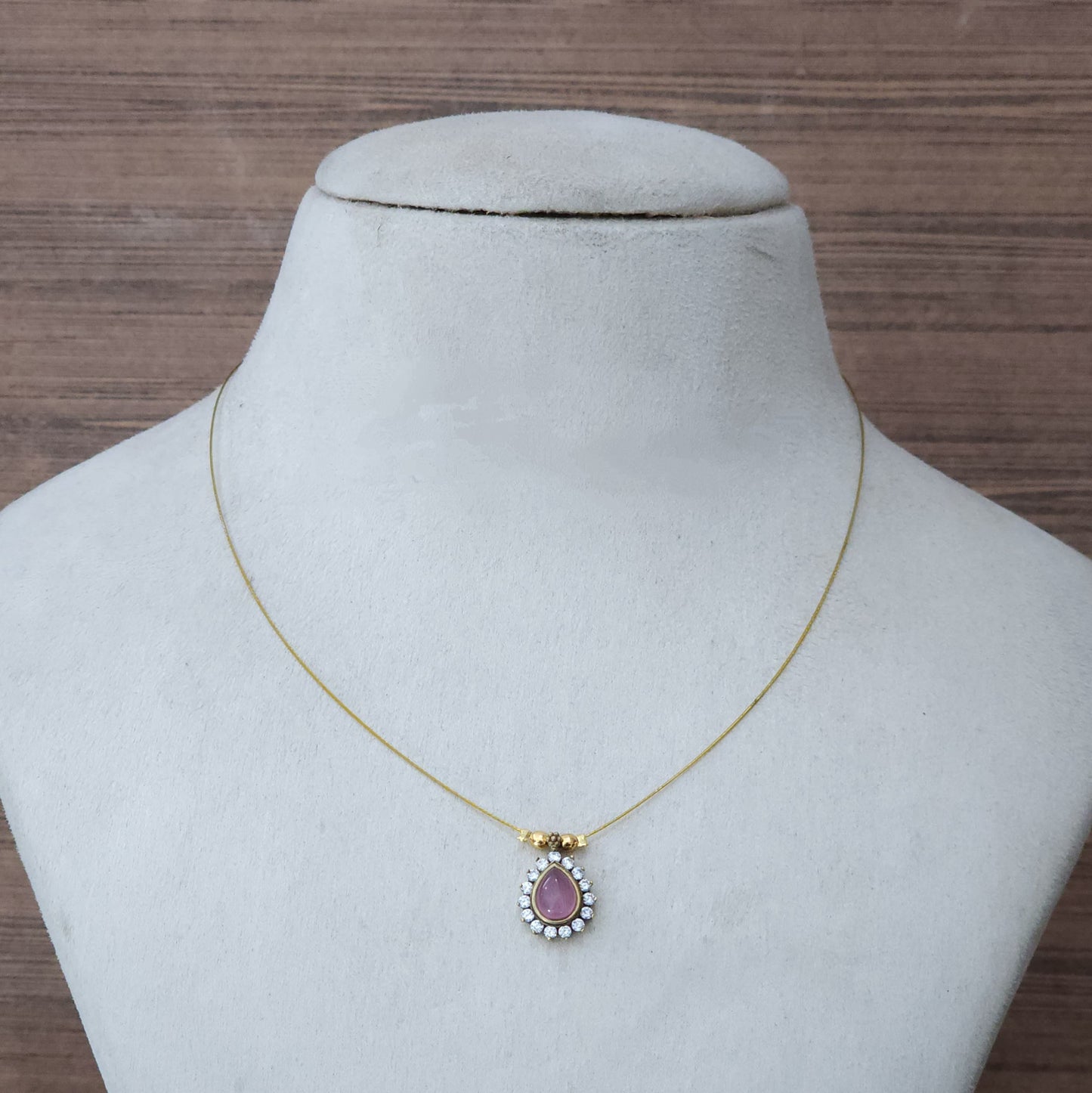 American Diamond Invisible Necklace