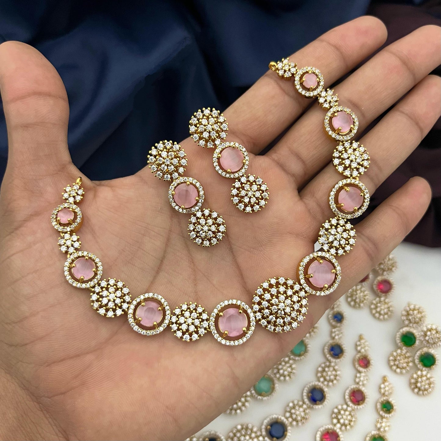 AD Stone Necklace