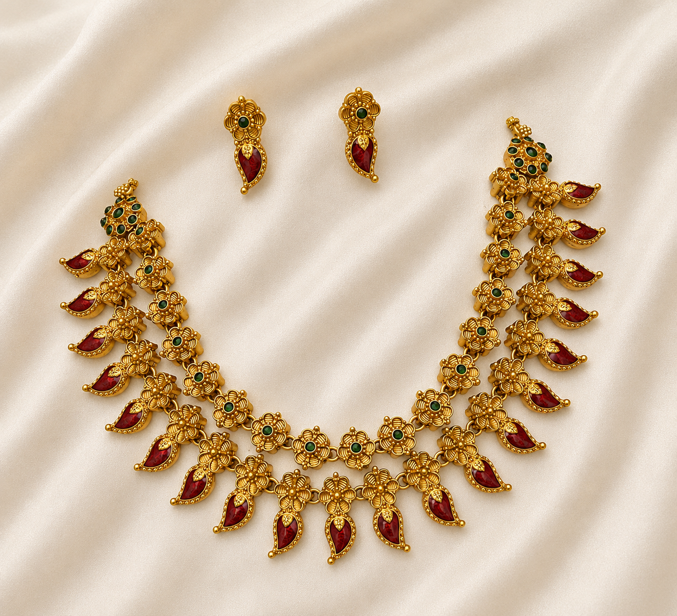 Palakka 2 layer NeckSet