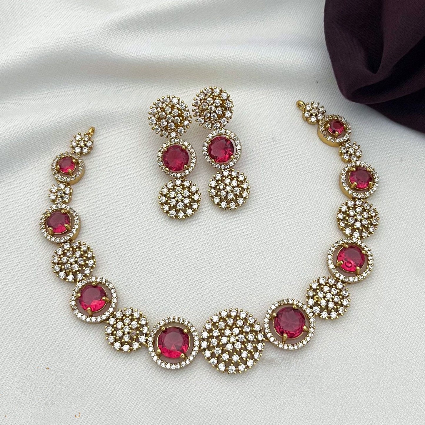 AD Stone Necklace