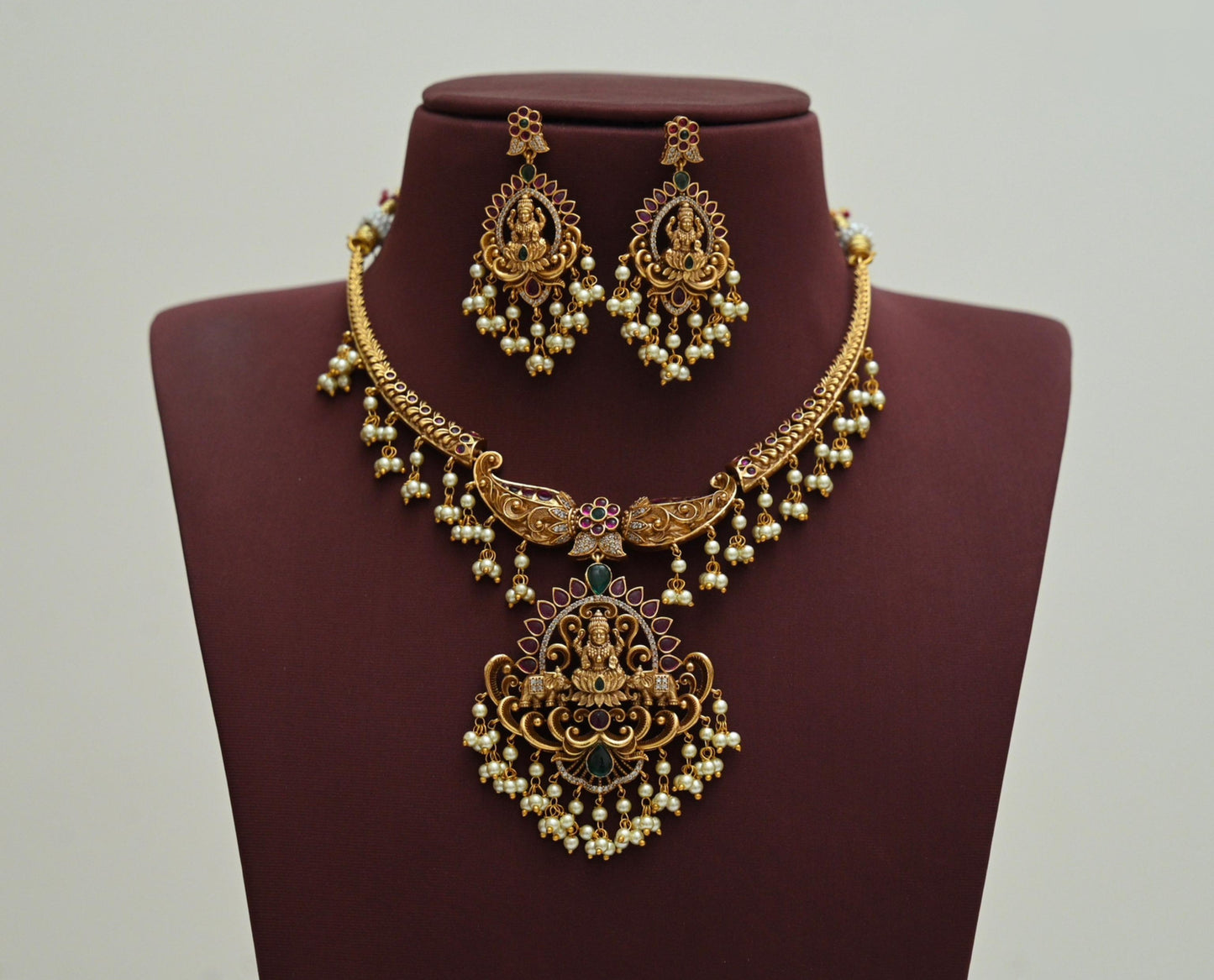 Antique Lakshmi Devi Necklace