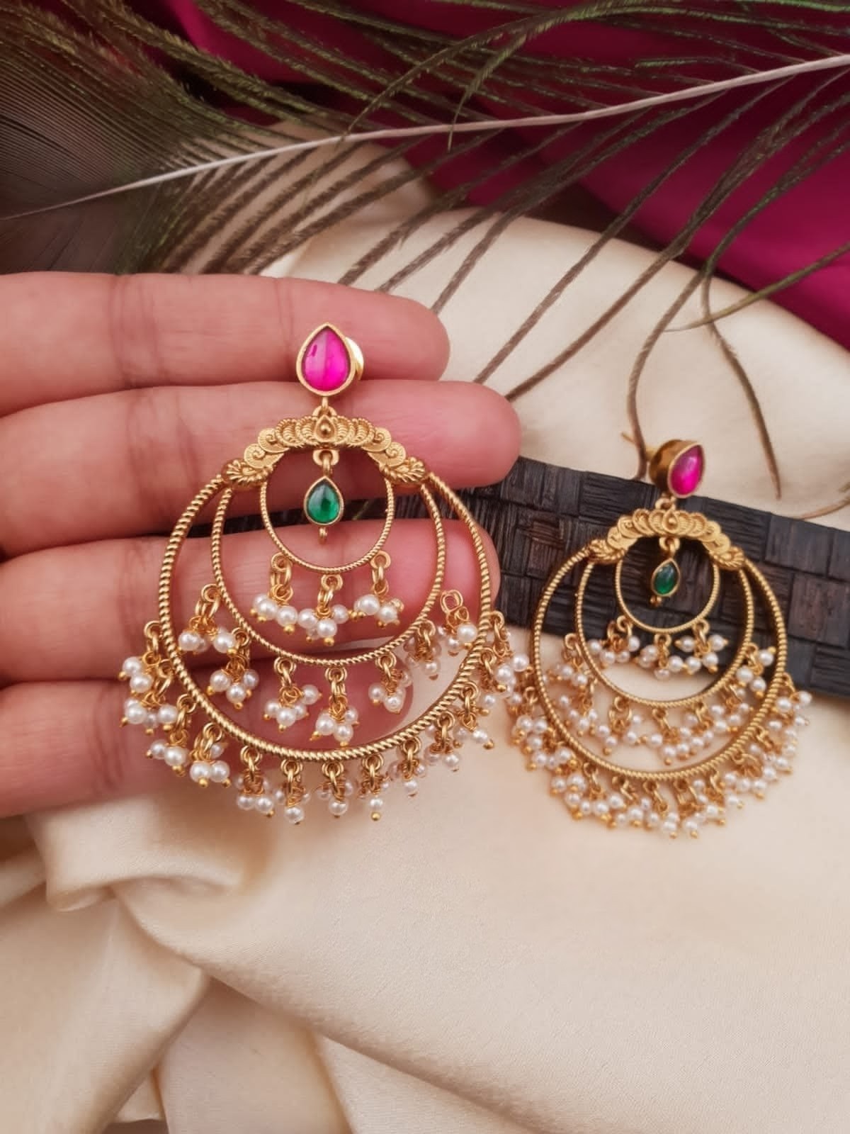 Kundan Stone Earrings