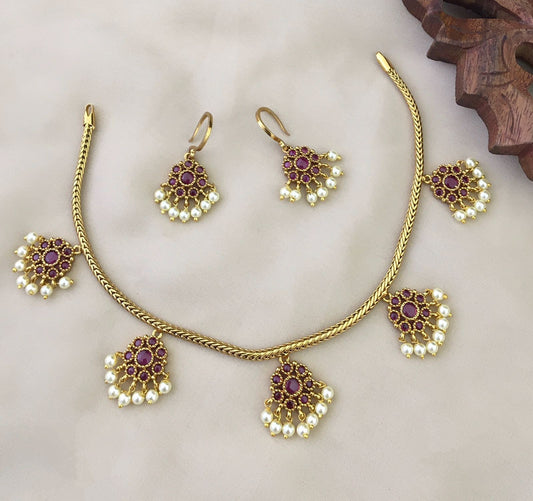 Multi Floral necklace