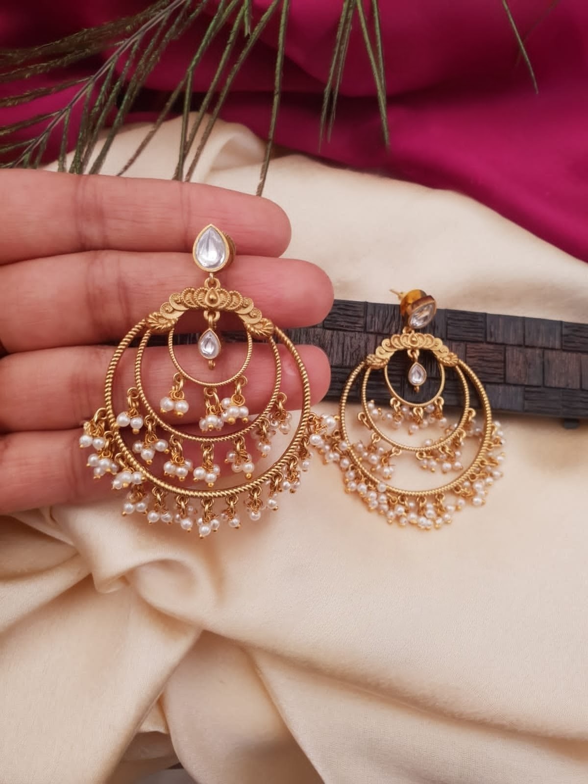 Kundan Stone Earrings
