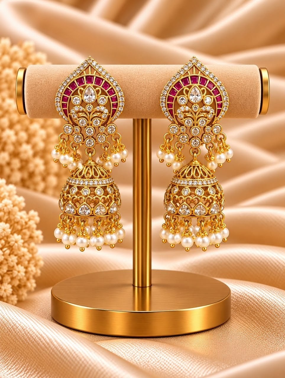 Kemp Stone Jhumki