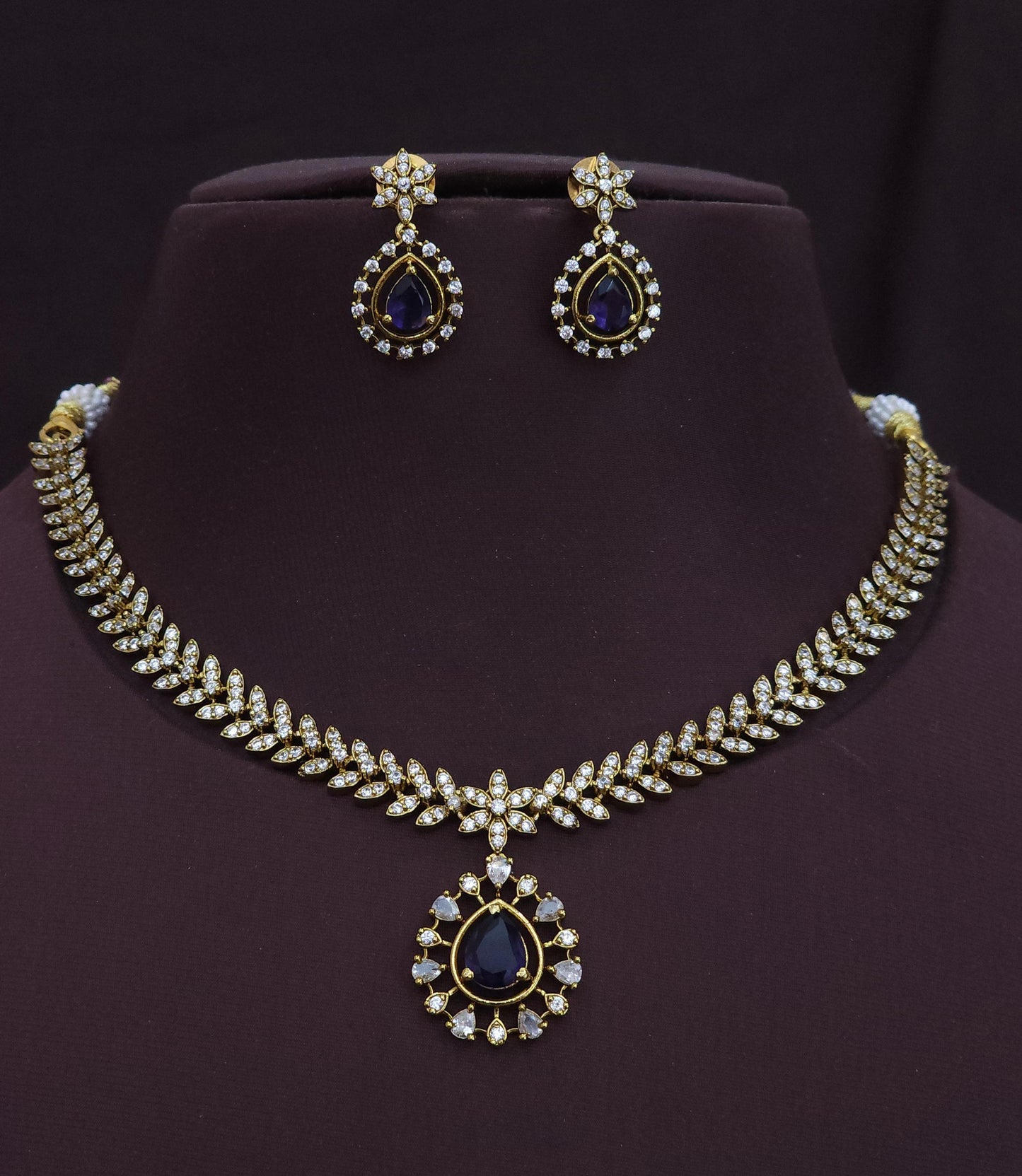 Premium American diamond necklace