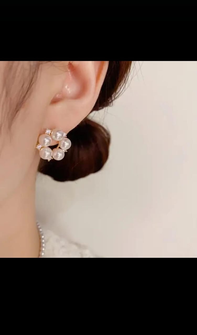 Pearl earrings