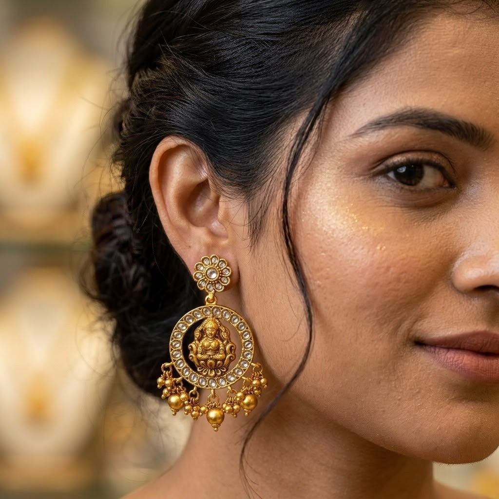 Lakshmi Devi Earrings