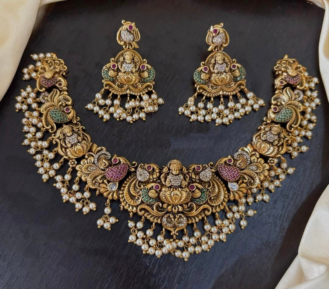 Premium bridal Naga necklace