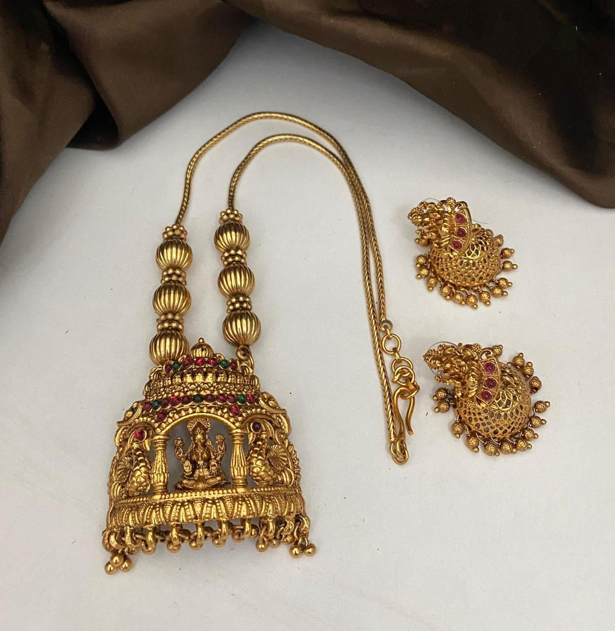 Lekshmidevi heavy pendent haram