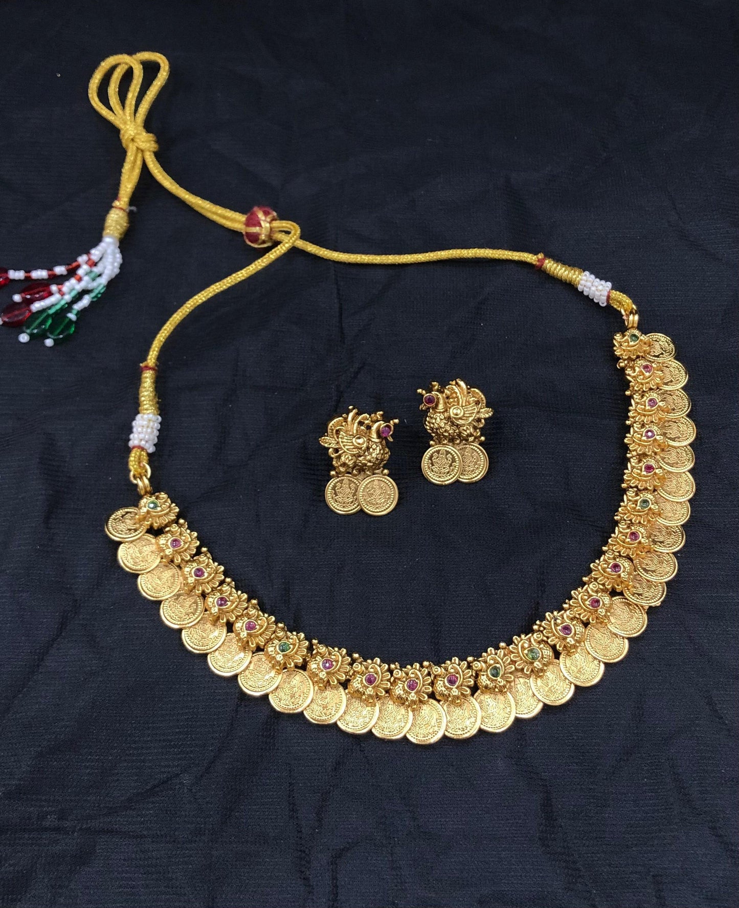Premium Quality Kemp Stone Kashi Necklace