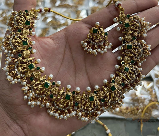 Elephant Design Neckset-TE2008