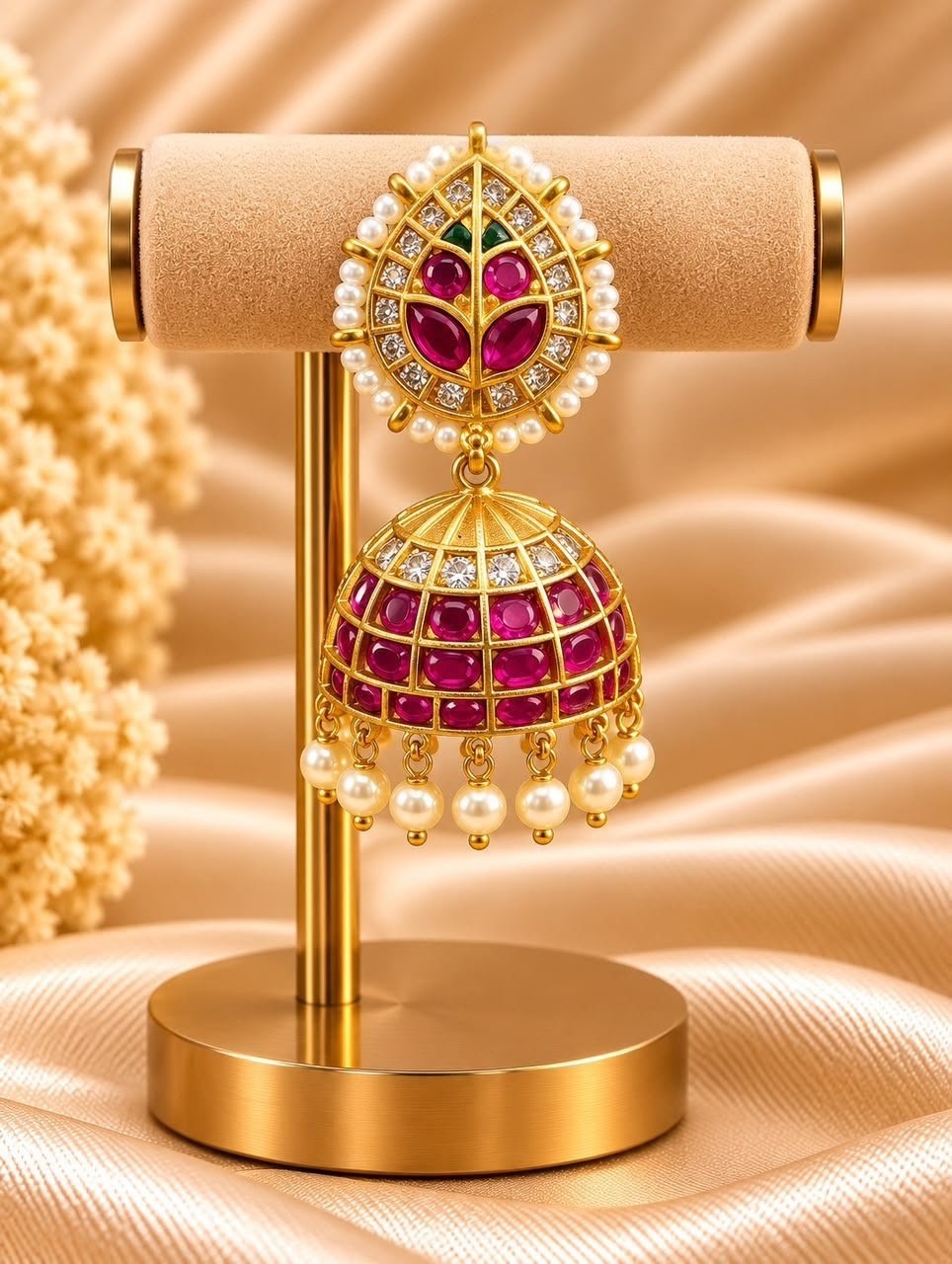 Kemp Stone Jhumki