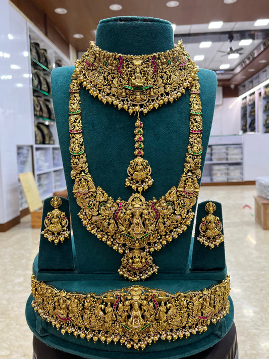 Orginal Jadau Nakshi Premium Bridal set
