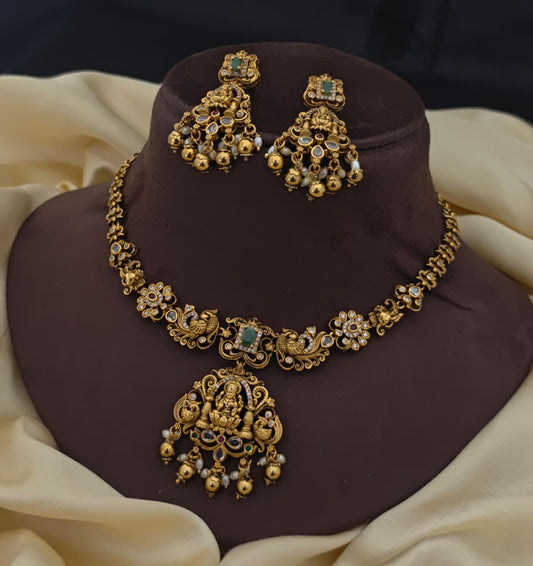 Bridal Lakshmi necklace - Onam