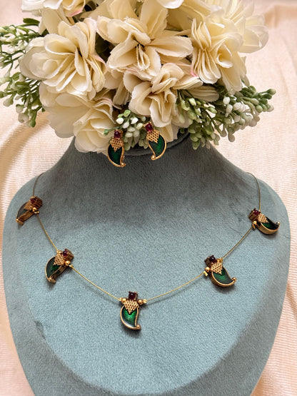 Palakka Invisible Necklace Onam Collections