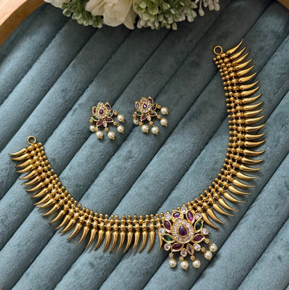 Mullamottu Necklace Onam - TE512