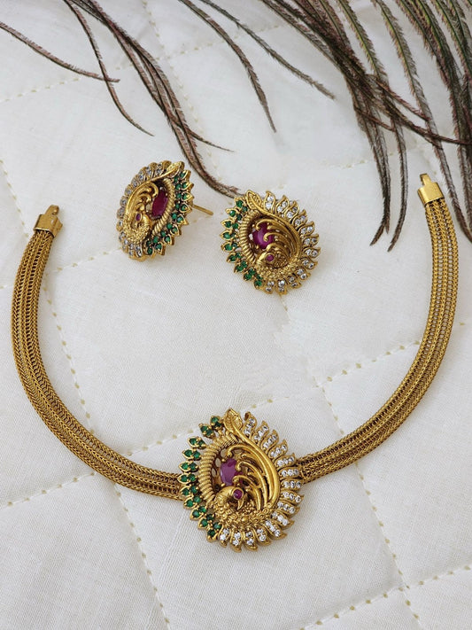 Premium Nakshi Designery Necklace Set