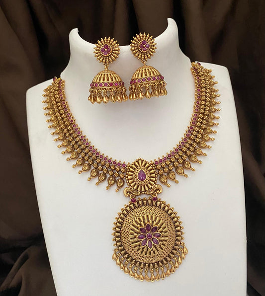 Premium Quality Necklace Set-TE1256