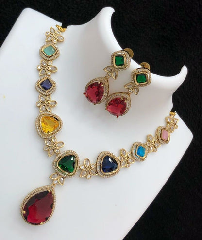 Premium Quality Kundan Necklace-TE1561