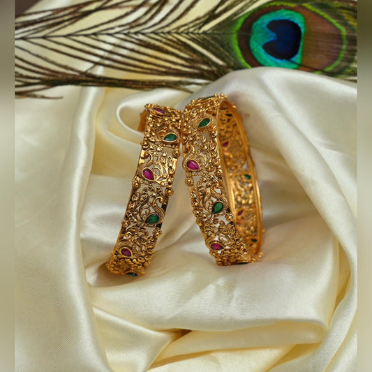 Peacock Design Bangle-TE1531