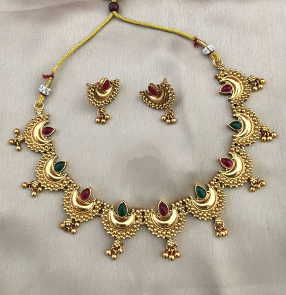 Chandabali Ghungroo Necklace-TE1586