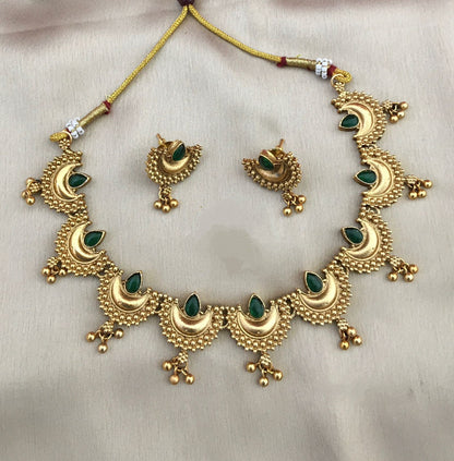 Chandabali Ghungroo Necklace-TE1586