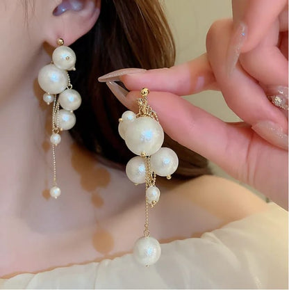 Beautiful Korean Long Tassel Earrings-TE120