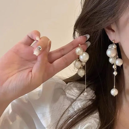 Beautiful Korean Long Tassel Earrings-TE120