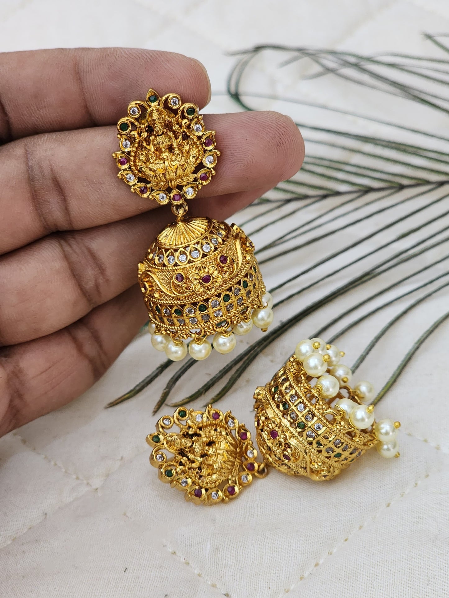 Nakshi Bridal Jhumka