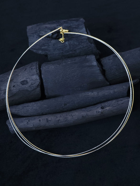 Premium italian Silver gold hasli