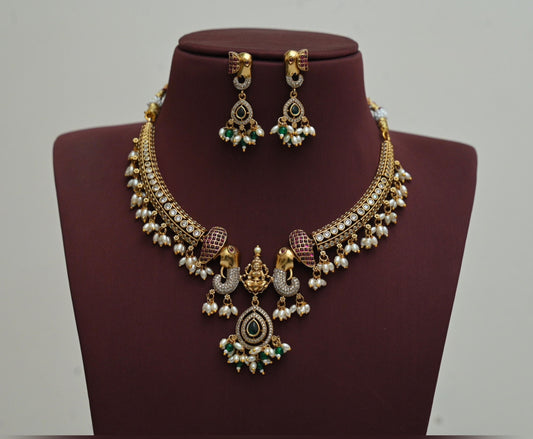 Premium lakshmi neckset