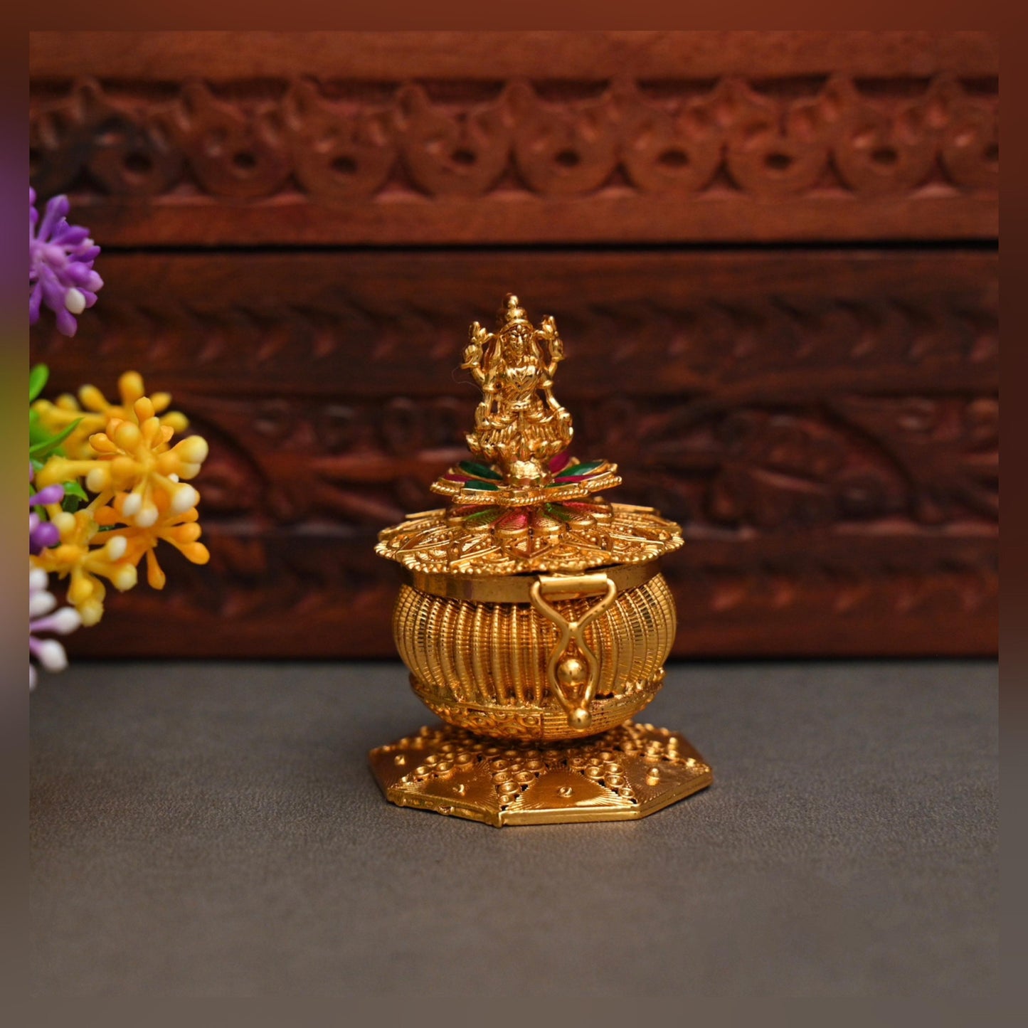Antique Kumkum Box