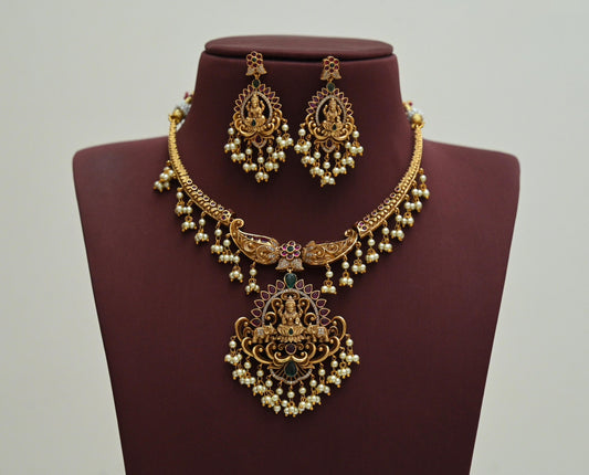 Antique Lakshmi Devi Necklace