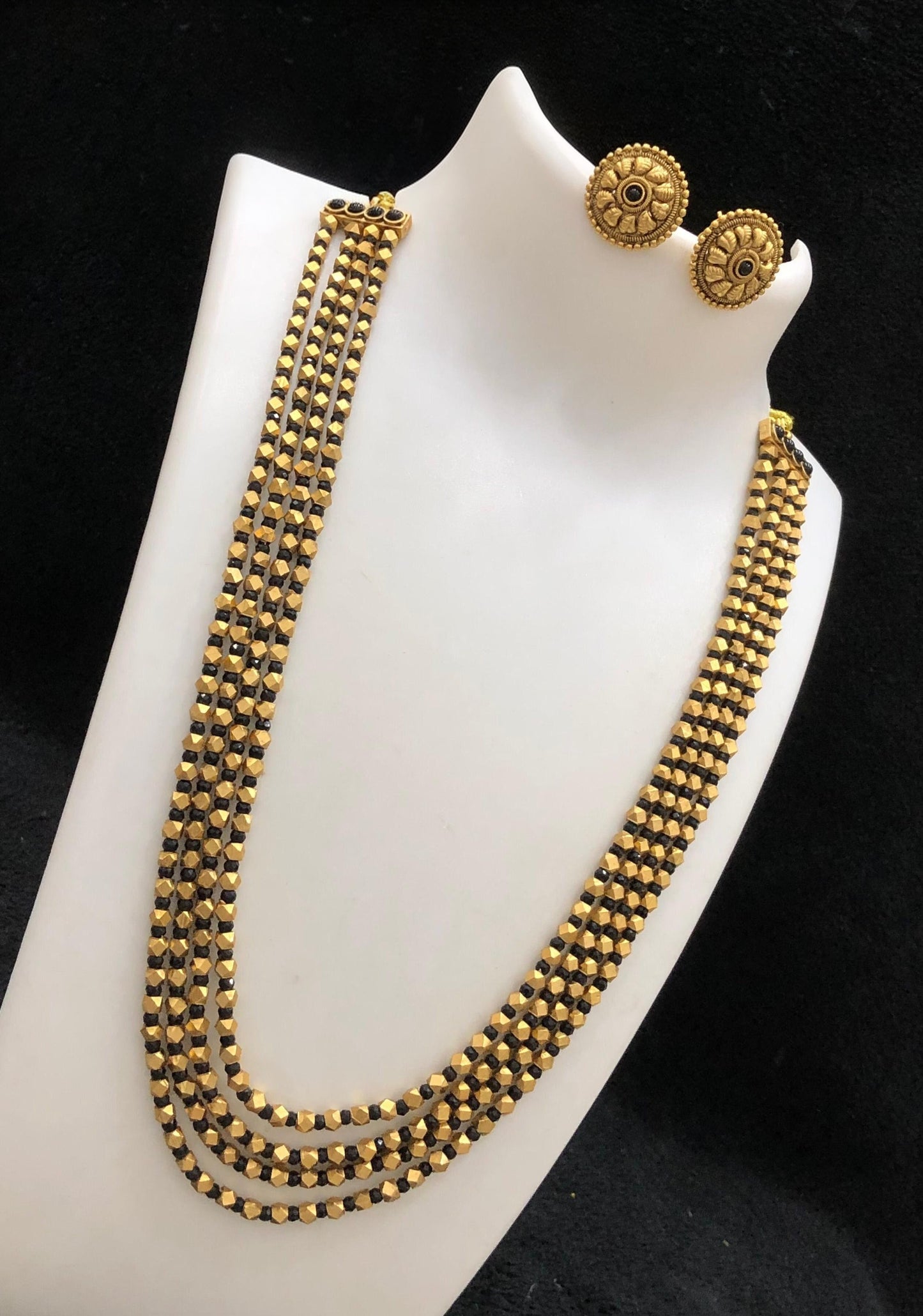 4-LINE ASHTAPALLU MALA-
LENGTH 20 INCH