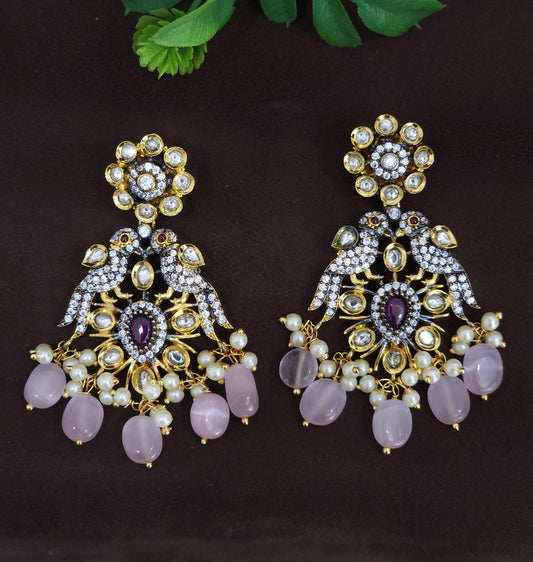 Premium Golden Mix Victorian Earrings