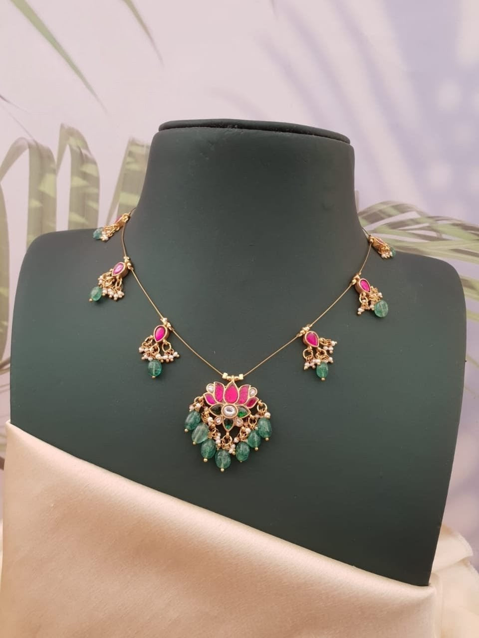 Invisible Lotus Necklace