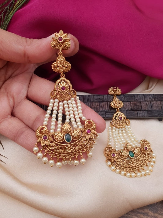 Antique Earrings 4 inch