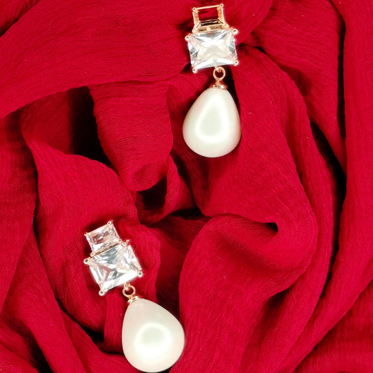 Pearl Earrings-TE145