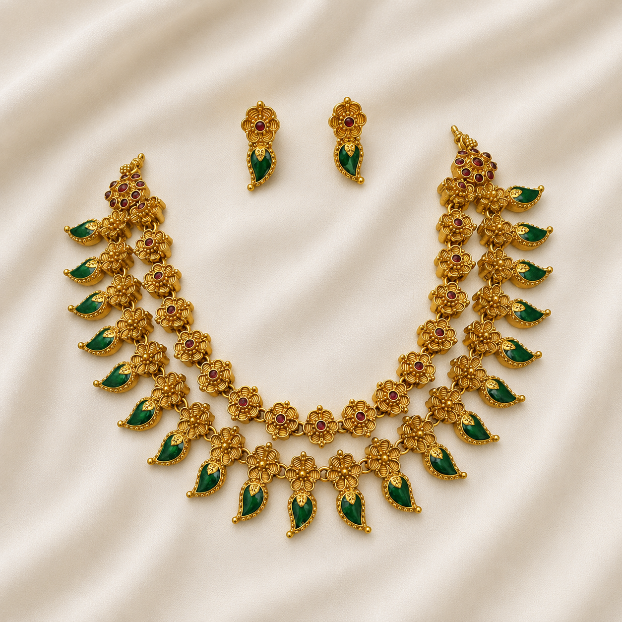Palakka 2 layer NeckSet