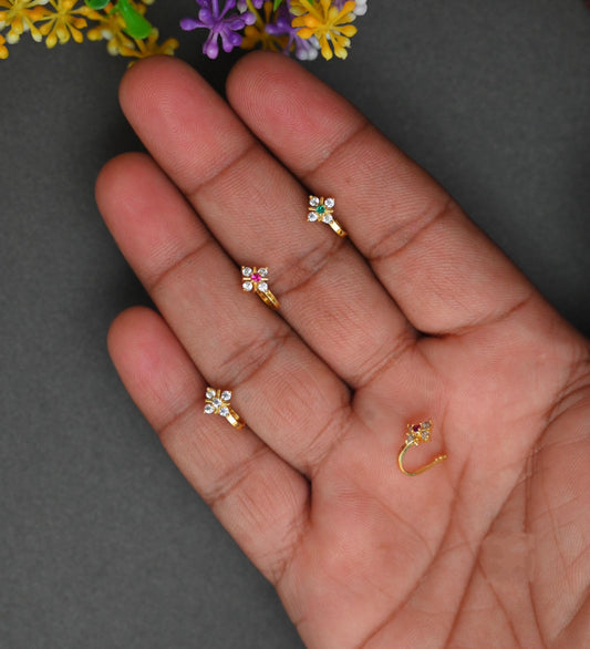 Nose Pin Single Piece