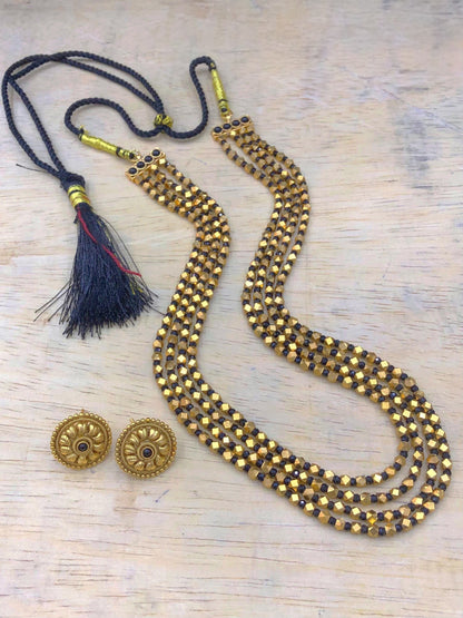4-LINE ASHTAPALLU MALA-
LENGTH 20 INCH