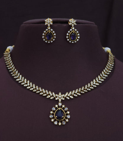 Premium American diamond necklace