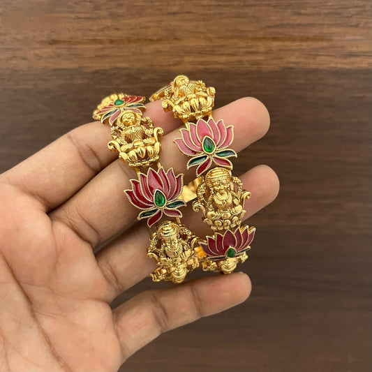 Lotus Bangle onam - bridal