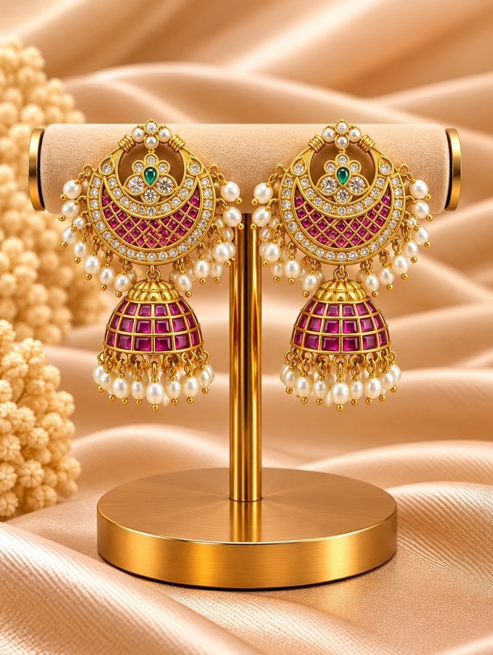 Kemp Stone Jhumki