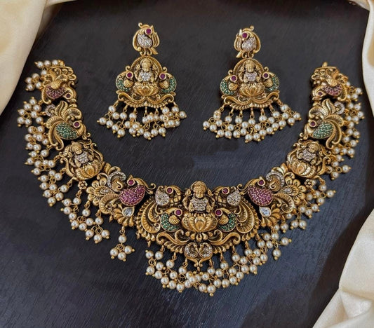 Premium bridal Naga necklace