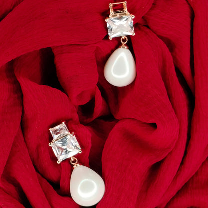 Pearl Earrings-TE145