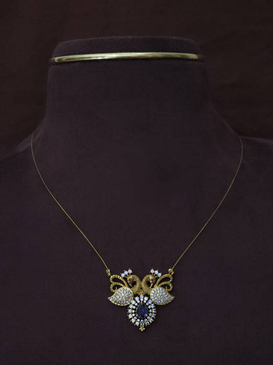 Peacock Design Invisible Chain