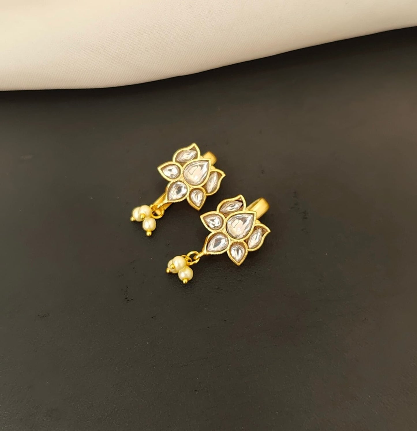 Lotus Jadau kundan Bugadi